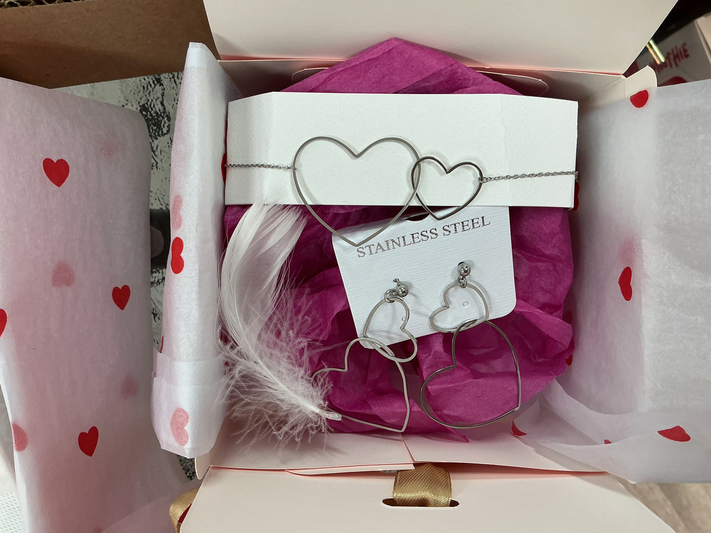 Nouveautés coffret bijoux couleur argent